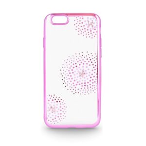 Back panel cover Beeyo Sony E5 Flower Dots TPU Pink