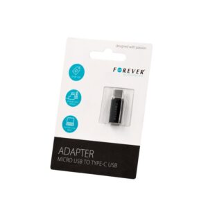 Adapteris Forever Universal Micro USB to Type-C