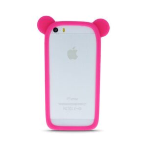Case universaalne kaitseümbris GreenGo Universal bumper L (10cm) Ears Pink