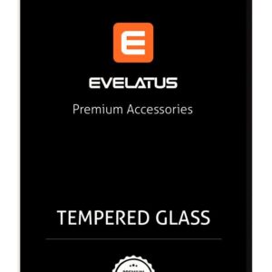 Aizsargstikls Evelatus Apple iPhone 6 Plus 2.5D Full Cover Japan Glue Glass Anti-Static Black