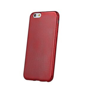Back panel cover GreenGo Samsung J3 2017 J330 Elegance Carbon case Red
