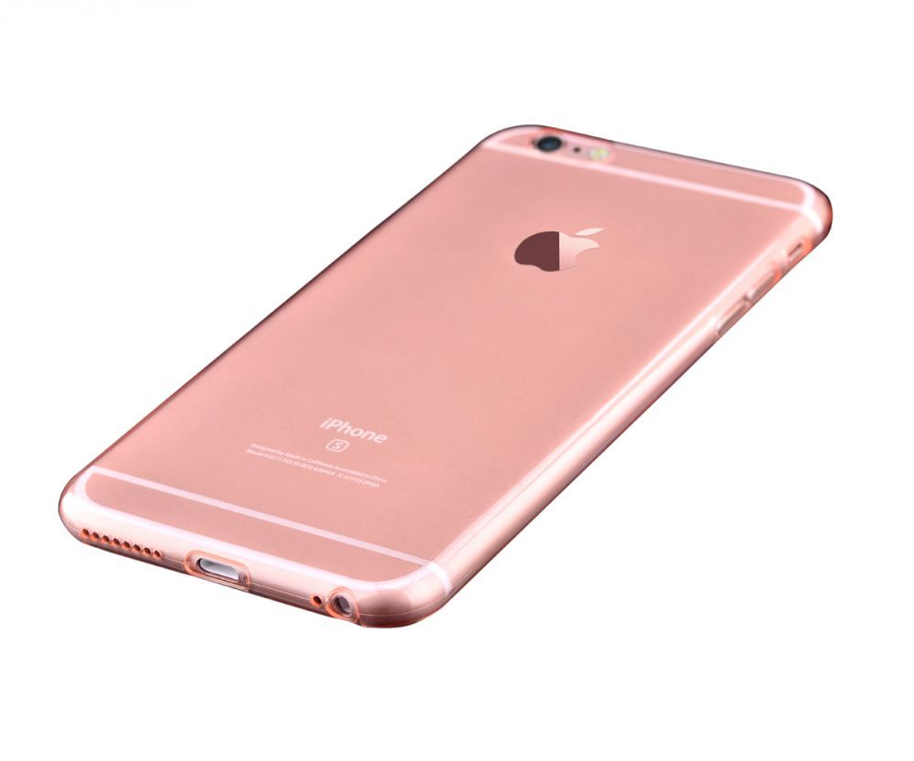 Back panel cover Devia Apple iPhone 6/6s Naked Transparent Rose Gold