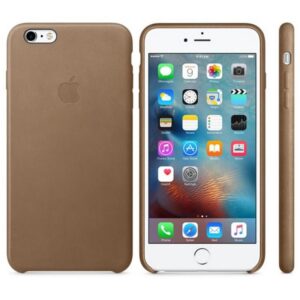 Aizmugurējais vāciņš Apple  iPhone 6s Plus Leather Case MKX92ZM/A Brown