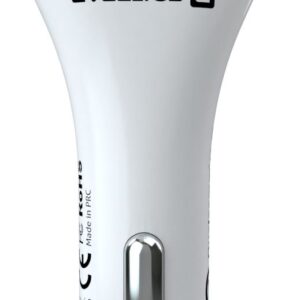 Auto lādētāji Evelatus - Evelatus Quick Car Charger QCC02 White