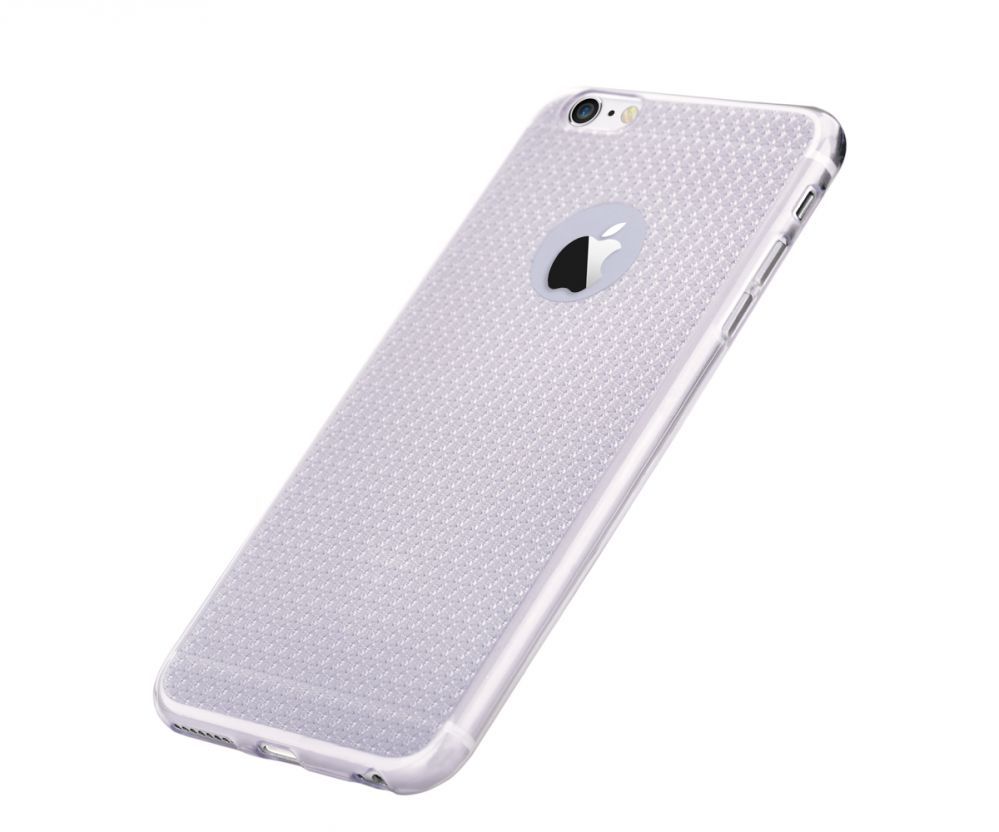 Back panel cover Devia Apple iPhone 6/6s Leo Diamond soft case Black