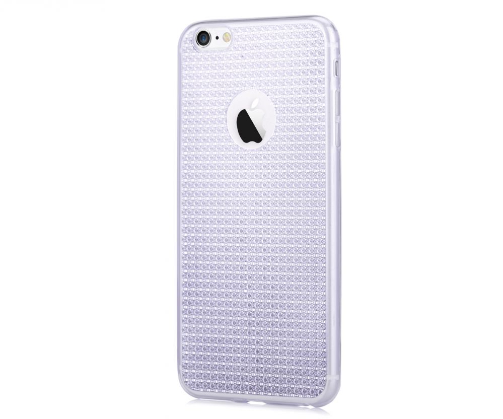 Back panel cover Devia Apple iPhone 6/6s Leo Diamond soft case Black