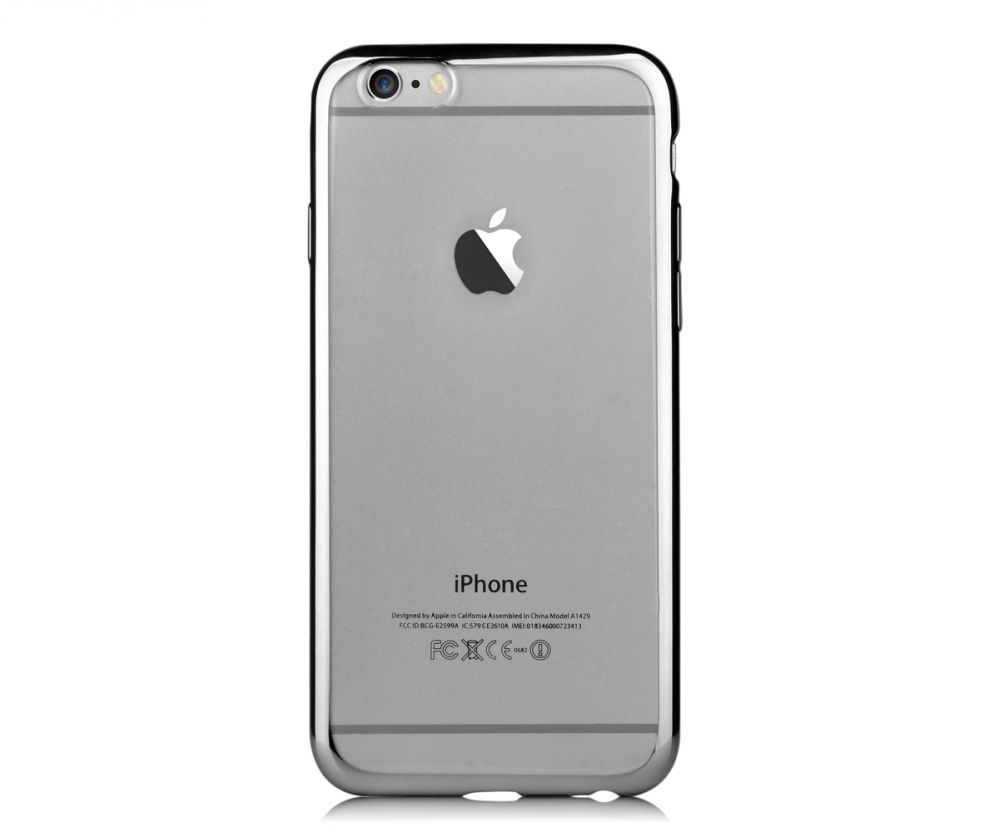 Back panel cover Devia iPhone 7/8/SE2020/SE2022 Glitter soft case Silver