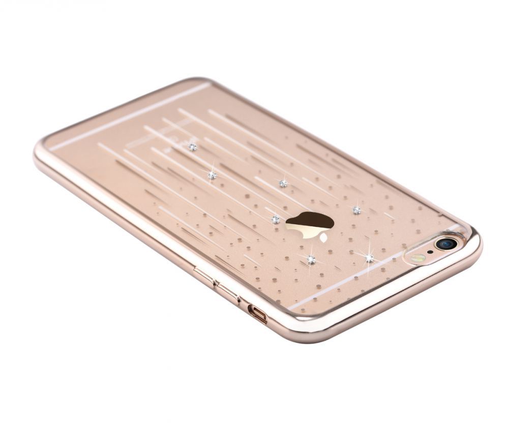 Tagakaaned Devia Apple iPhone 7 Plus / 8 Plus Crystal Meteor soft case Champagne Gold