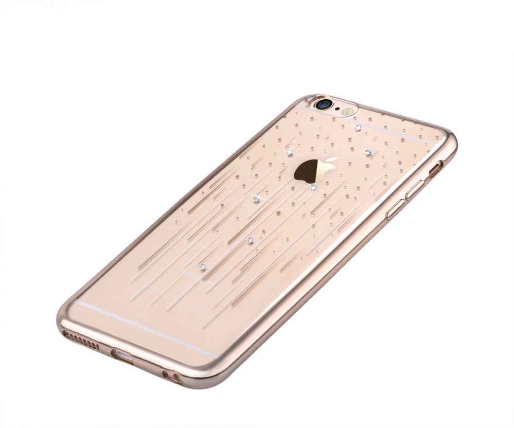 Tagakaaned Devia Apple iPhone 7 Plus / 8 Plus Crystal Meteor soft case Champagne Gold