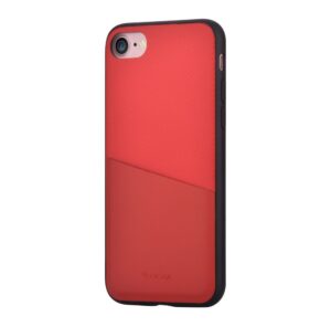 Back panel cover Devia Apple iPhone 7 Plus iWallet case Red