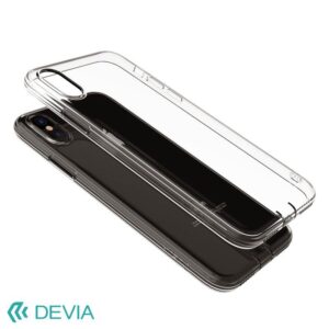 Back panel cover Devia Apple iPhone X Shockproof soft case Clear