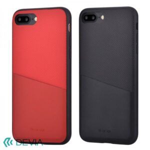 Back panel cover Devia Apple iPhone X iWallet case Black