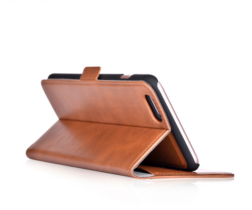 Kaaned - kaaned Devia Apple iPhone X Magic 2 in 1 case Brown