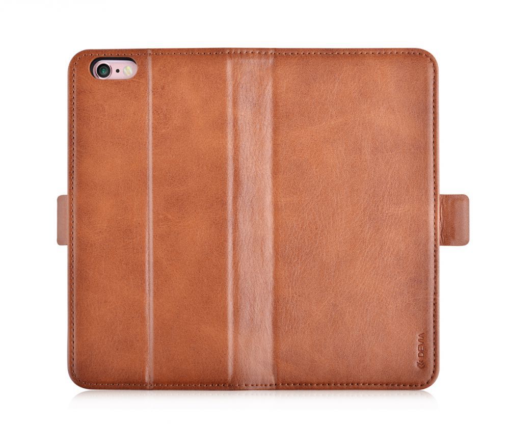 Kaaned - kaaned Devia Apple iPhone X Magic 2 in 1 case Brown