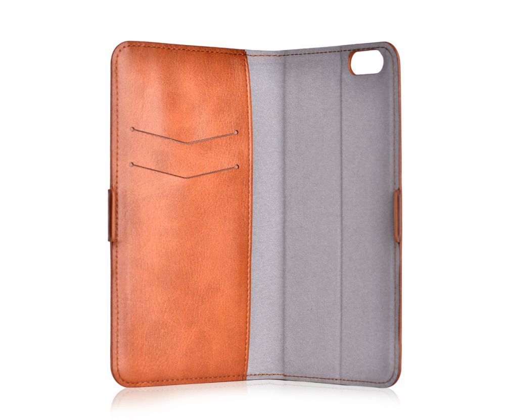 Kaaned - kaaned Devia Apple iPhone X Magic 2 in 1 case Brown