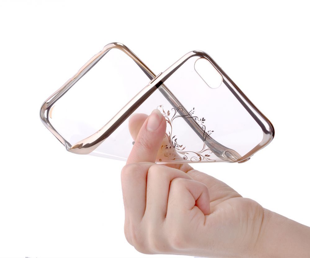 Tagakaaned Devia Samsung Galaxy S8 Plus Crystal Iris soft case Champagne Gold