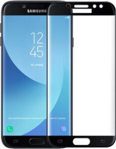 Apsauginiai stiklai Evelatus Samsung J5 2017 J530 2.5D Full Cover Japan Glue Glass Anti-Static Black