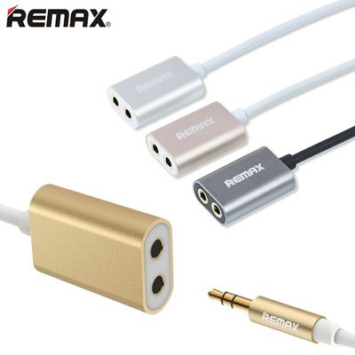 Audio cable Remax Qulmax 3.5mm Share Jack Cable RL-20S Grey
