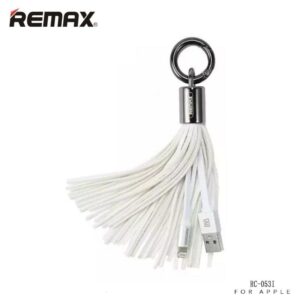 Kaabel Remax  Tassels Ring  Data Cable for iPhone White