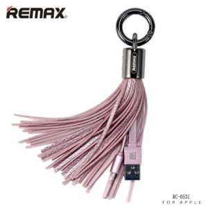 Kaabel Remax  Tassels Ring  Data Cable for Lightning Pink