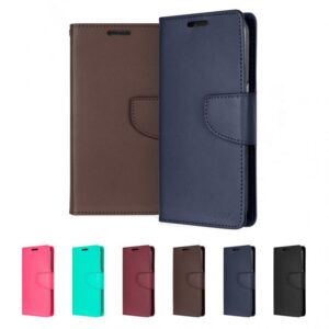 Knygos tipo dėklas dėklai Mercury Sony Xperia X F5122 Bravo Diary Brown