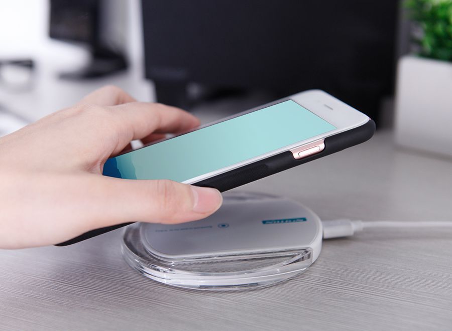 Back panel cover Nillkin Apple iPhone 7 / 8 Magic case (for wireless chargers) Black