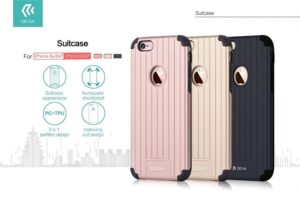 Aizmugurējais vāciņš Devia Apple iPhone 6 / 6s Plus Suitcase Black