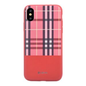 Aizmugurējais vāciņš Devia Apple iPhone X Lattice case Red