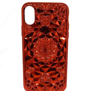 Aizmugurējais vāciņš GreenGo Apple iPhone X 3D Case Red