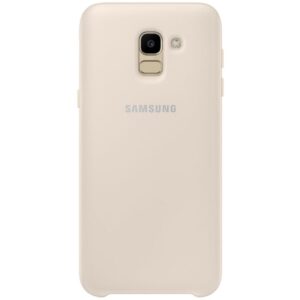 Aizmugurējais vāciņš Samsung  J6 2018 J600 Dual Layer Cover EF-PJ600CFEGWW Gold