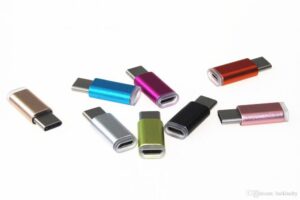 Adapteris N/A  Micro USB to Type-C Grey