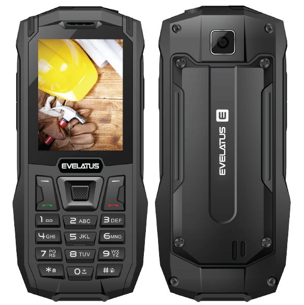 Mobiiltelefon Evelatus ROCK DS Black