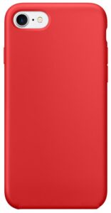 Back panel cover Evelatus Apple iPhone 8 Plus/7 Plus Nano Silicone Case Soft Touch TPU Red