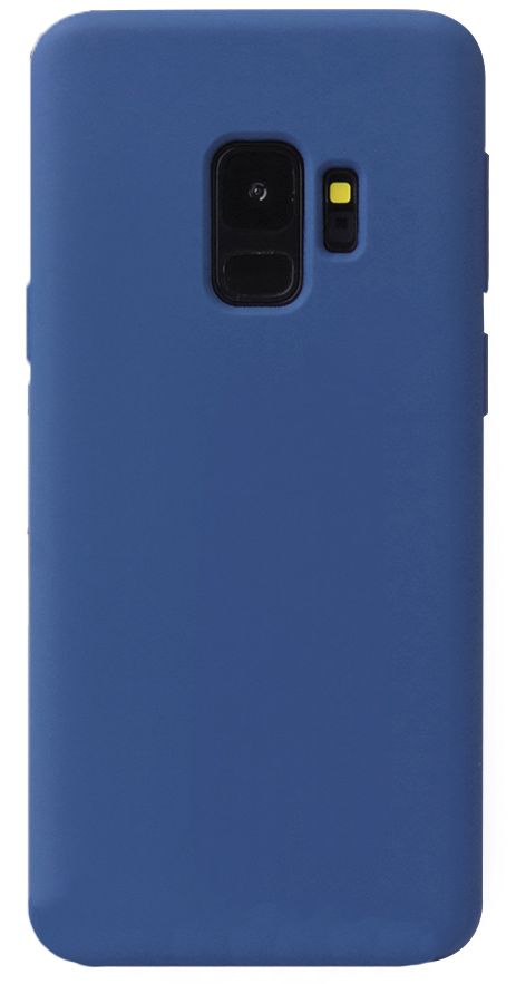 Back panel cover Evelatus Samsung Galaxy S9 Nano Silicone Case Soft Touch TPU Midnight Blue