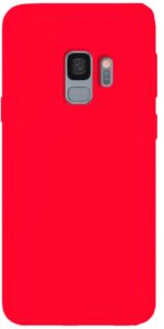 Back panel cover Evelatus Samsung S9 Nano Silicone Case Soft Touch TPU Red
