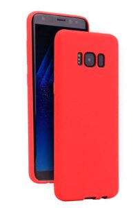 Back panel cover Evelatus Samsung S8 Plus Nano Silicone Case Soft Touch TPU Red