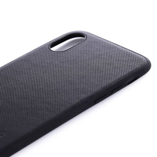 Back panel cover Evelatus Apple iPhone X PC/TPU case Black