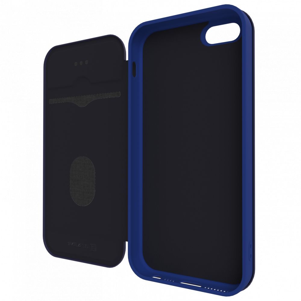 Kaaned - kaaned Evelatus Apple iPhone 5/5s/SE Book Case Dark Blue
