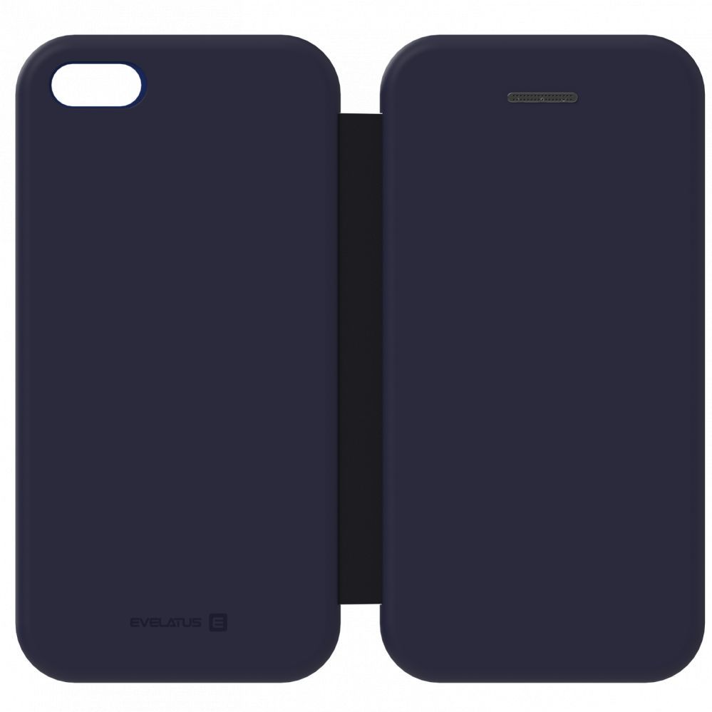 Kaaned - kaaned Evelatus Apple iPhone 5/5s/SE Book Case Dark Blue