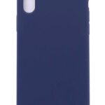 Aizmugurējais vāciņš Evelatus Apple iPhone Xs MAX Nano Silicone Case Soft Touch TPU Midnight Blue
