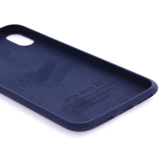 Back panel cover Evelatus Apple iPhone Xs MAX Nano Silicone Case Soft Touch TPU Midnight Blue