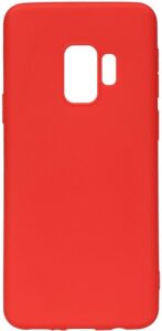 Back panel cover Evelatus Samsung Galaxy S9 Plus Premium Soft Touch Silicone Case Red