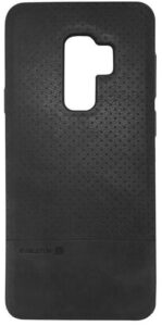 Back panel cover Evelatus Samsung S9 Plus TPU case 1 with metal plate (possible to use with magnet car holder) Black