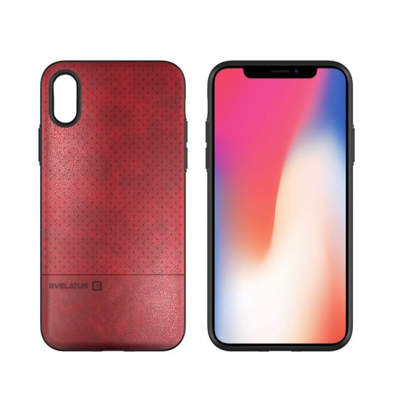 Tagakaaned Evelatus Huawei P20 TPU case 1 with metal plate (possible to use with magnet car holder) Red