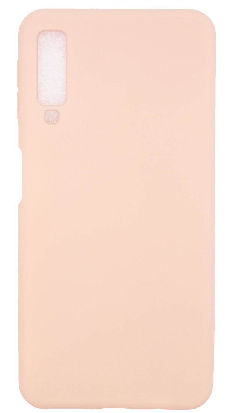 Back panel cover Evelatus Samsung Galaxy A7 2018 Nano Silicone Case Soft Touch TPU Pink Sand