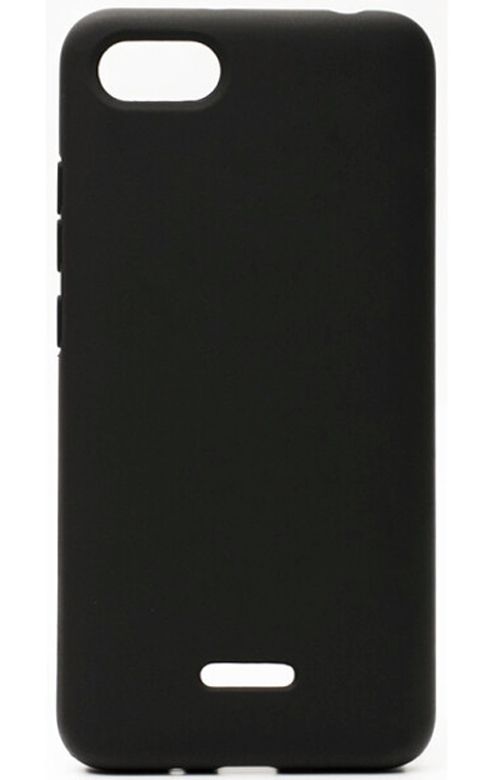 Back panel cover Evelatus Xiaomi Redmi 6A Nano Silicone Case Soft Touch TPU Black