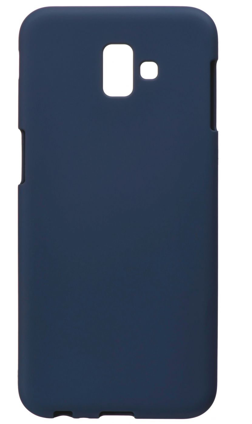Back panel cover Evelatus Samsung Galaxy J6 Plus Nano Silicone Case Soft Touch TPU Midnight Blue