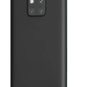 Back panel cover Evelatus Huawei Mate 20 Pro Premium Soft Touch Silicone Case Black