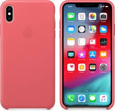 Nugarėlės dėklai Apple  iPhone XS Max Leather Case MTEX2ZM/A Peony Pink