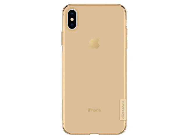 Back panel cover Nillkin Apple iPhone Xs Max Nature TPU Case Gold